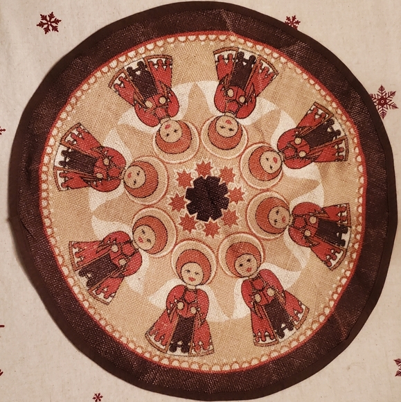 Angel doily, vintage - Picture 1 of 6